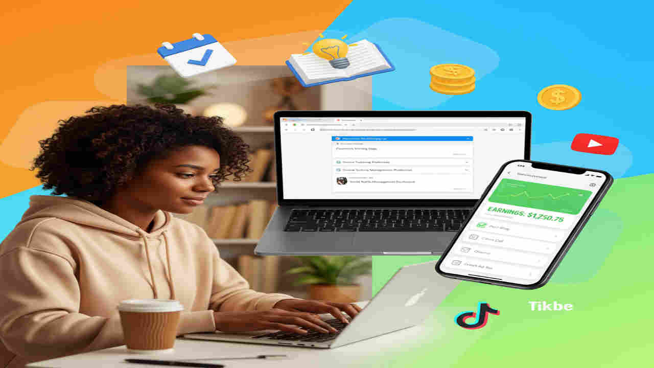 Easy online earning with TikTok, YouTube, and other platforms via CreditSunny.live.