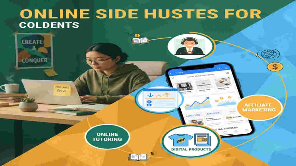 Online side hustles for passive income and passive riches.